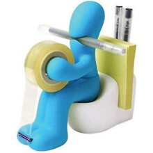Tape Dispenser And Supply Station Funny Accessory for Office Home Or School Creative Adhesive Tape Holder Cool(blue)