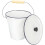 Retro Emaille Milcheimer Deckel Gips Eimer Deckel Heavy Duty Eimer Milch Lagerung Kann Metall Eimer 1