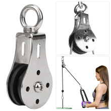 Compact Nylon Pulley for Home Gym