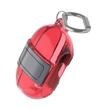 Flexibele huid Zachte TPU beschermhoes-transparant rood