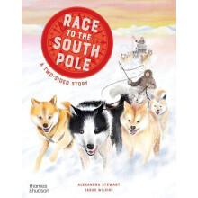 Race to the South Pole by Alexandra Stewart Hardcover Book