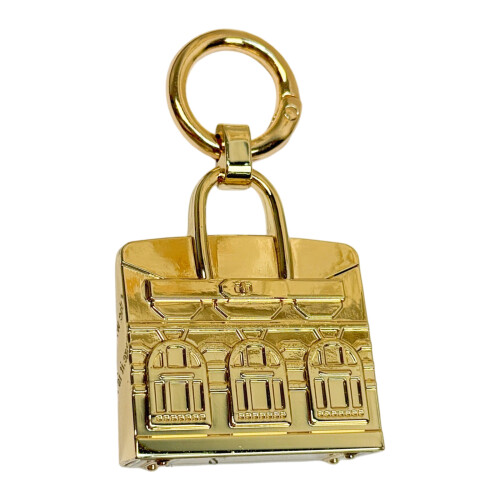 Mini breloques de sac de maison, porte-clés mignon, breloque-Or