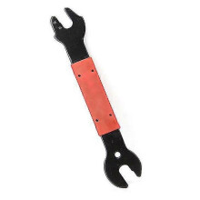 Bike Pedal Wrench, Double Sided Bicycle Spanner 15, 16, 17 Mm Repair Removal Tool for Biking Cycling Mountain Bike Mtb Bmx1pcred