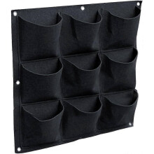 Garden Wall Artisan, Extra Large Pockets Water Resistant Backing, Eco-Friendly Material with Space Saving Design for Healthy Plant Growth, Easy To
