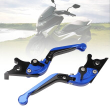 Motorcycle Folding Clutch Lever Blue