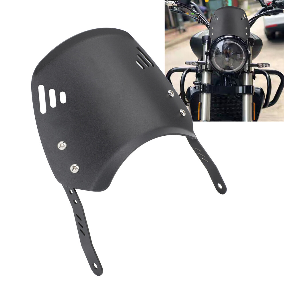Universal Motorcycle Windshield, Aluminium Bracket 7340572393555
