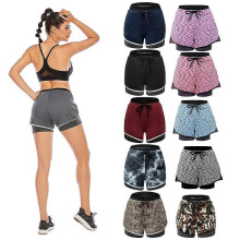 Women's Running Shorts Elastic Waistband High Waisted Shorts Pocket Sporty Workout Shorts Gym Athletic Shorts Pants