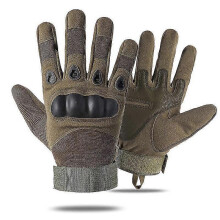 (M, Green) Men Breathable Anti Slip Outdoor Gloves