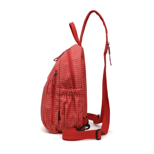 Compact Daypack With Spaicous Compartment Crossbody Bag-Red
