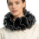 Victorian Detachable Ruffle Collar Jabot Collar-Black 1