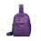 Convertible Capacity Backpack Chest Bag Comfortable-Purple 1