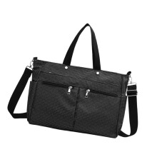 Elegante kantoortas voor dames Nylon crossbody portemonnee-Zwart