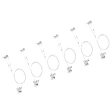 6Pcs Picture Hanging Wire Hooks Art Frame Displaying Hanger-2