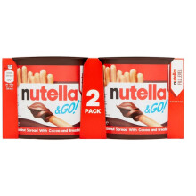 NutellaSpreadBreadsticks Snack Pot2 x 48gPack of 4