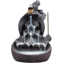 Relaxation Atmosphere Backflow Ceramic, Updated Incense Cones for Exquisite Workmanship Ceramic Incense Holder