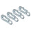 4Pcs Winch Hook Galvanized Clevis Slip Set Kit with Safety Latches for Trailer Ship 2