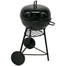 Pieni BBQ-setti metalligrillikoristeen minigrilliteline Camping Scene Rekvisiitto Valokuva-asettelu Rekvisiitta rautakoristeet Musta Desktop Décor