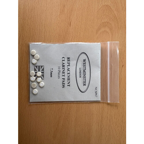 Westminster Clarinet Pads, 7.5mm, Set of 10