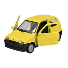 WELLY FIAT CINQUECENTO YELLOW 1:34 NEW METAL MODEL