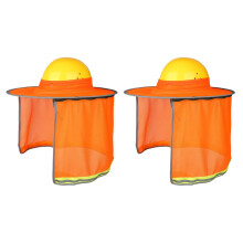 2 Stück Sommersonnenschutz Helmvisiere mit-Orange
