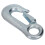4Pcs Winch Hook Galvanized Clevis Slip Set Kit with Safety Latches for Trailer Ship 5