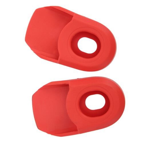 Red Silicone Bike Crank Protector 2PCS 2