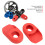 Red Silicone Bike Crank Protector 2PCS 11