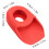Red Silicone Bike Crank Protector 2PCS 17