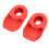 Red Silicone Bike Crank Protector 2PCS 20