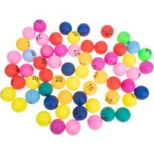Party Game Balls Colored Competition Training Balls Jug Pong Table Tennis Colorful Competition Party Game Balls