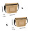 Waterproof Shoulder Bag With Clear Phone Window Light-Beige L 4
