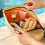 Waterproof Shoulder Bag With Clear Phone Window Light-Beige L 7