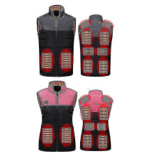 (2XL) High Quality Electric Heating Vest Washable Heated Vest Usb Winter Warm Waistcoat Outdoor Heated Vest 2xl/3xl/4xl/5xl