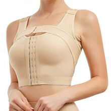 (Skin color -M) Post-surgery Closure Bra For Posture Corrector Compression Shapewear With Support Band-skin Color