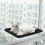 (Black) Warm Cat Window Perch With Strap & Suction Cups, Waterproof Cat Window Hammock Space Saving Cat Window Bed Seat 1