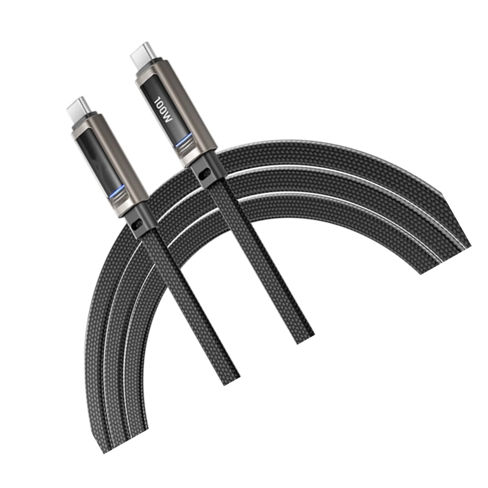 Heavy Duty 100W Type C To Type C Cable Connector Braided Fast 7627001552517