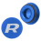 RISK MTB Crankshaft Dust Cap Blue 19