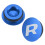 RISK MTB Crankshaft Dust Cap Blue 21