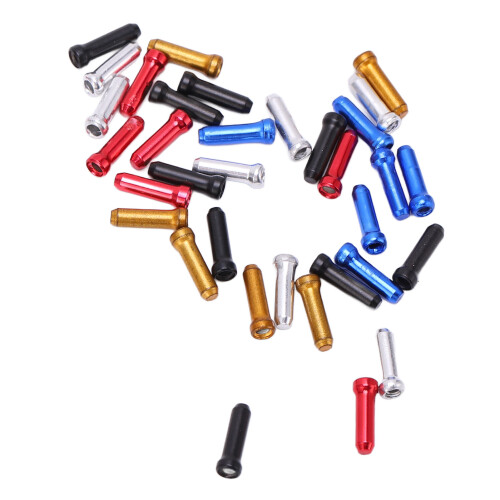 Bicycle Brake Cable Crimp Caps 50 Pcs Multi 1