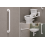 Twyford Doc M Grab Bar, Wall Mounted, Heavy Duty, White 3