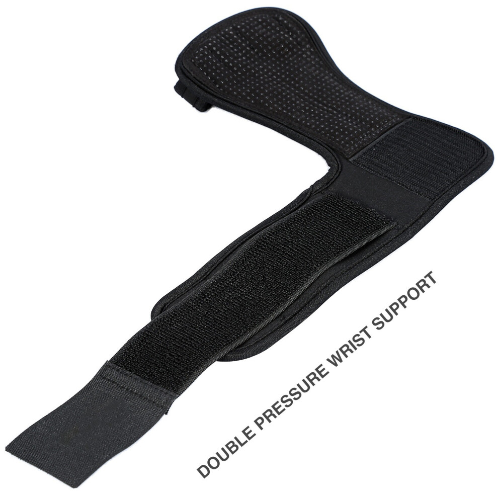 Gym Gloves with Silicone Grip and Wrist Wrap