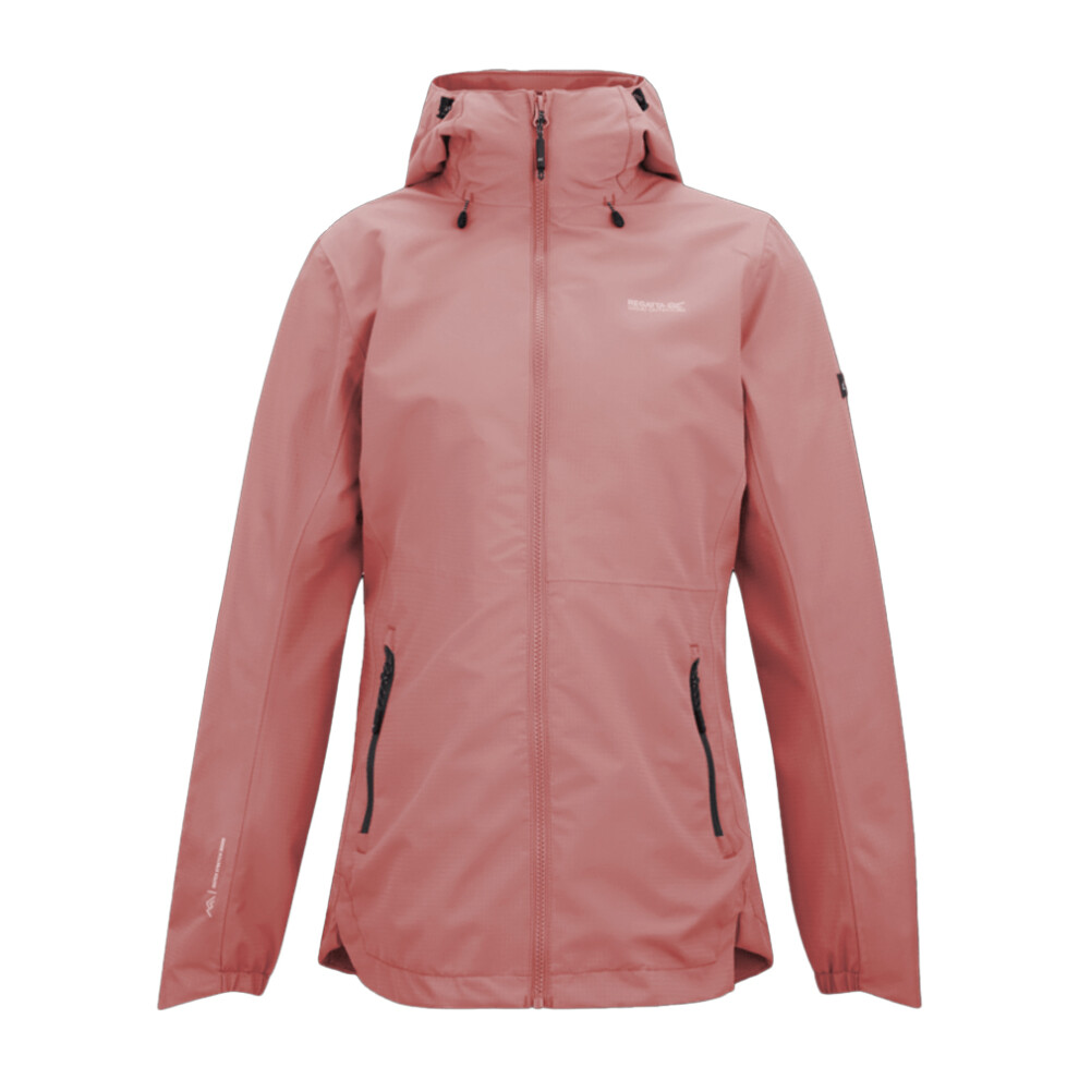 Regatta (22 Uk, Peach ) Womens/Ladies Hamara Iv Waterproof Jacket Pink