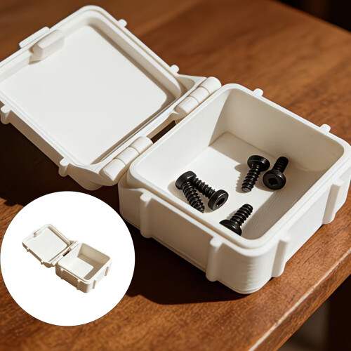 Boîtier ABS Portable, boîte d'organisation de petites-Noir 2