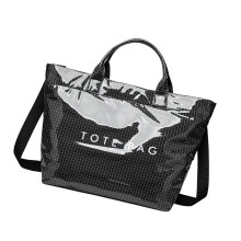 Sac de plage de grande taille, sac à bandoulière avec-Noir