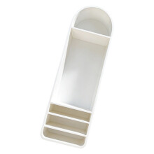 Mini armoire artisanale, bibliothèque en plastique,-Blanc