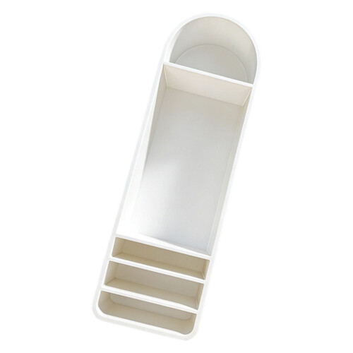 Mini armoire artisanale, bibliothèque en plastique,-Blanc