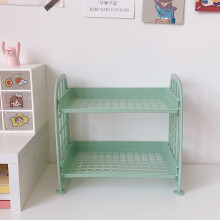 Foldable 2-Tier Storage Shelf Side Guard