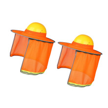 Leichter Polyester-Sonnenschutz mit verstellbaren Riemen,-Orange