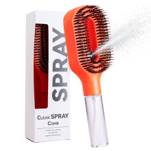 Leichte Haarsprühkamm-Haarbürste für sanftes Entwirren-Orange