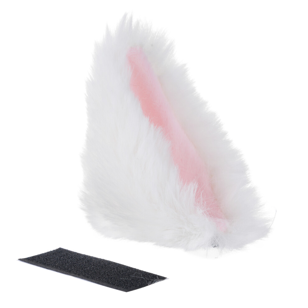 Cat Ears For Motorcycle Helmet White 7340572395245